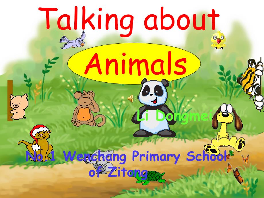 川教版英语四上《Lesson-W-Talking-about-Animals》课件_第1页