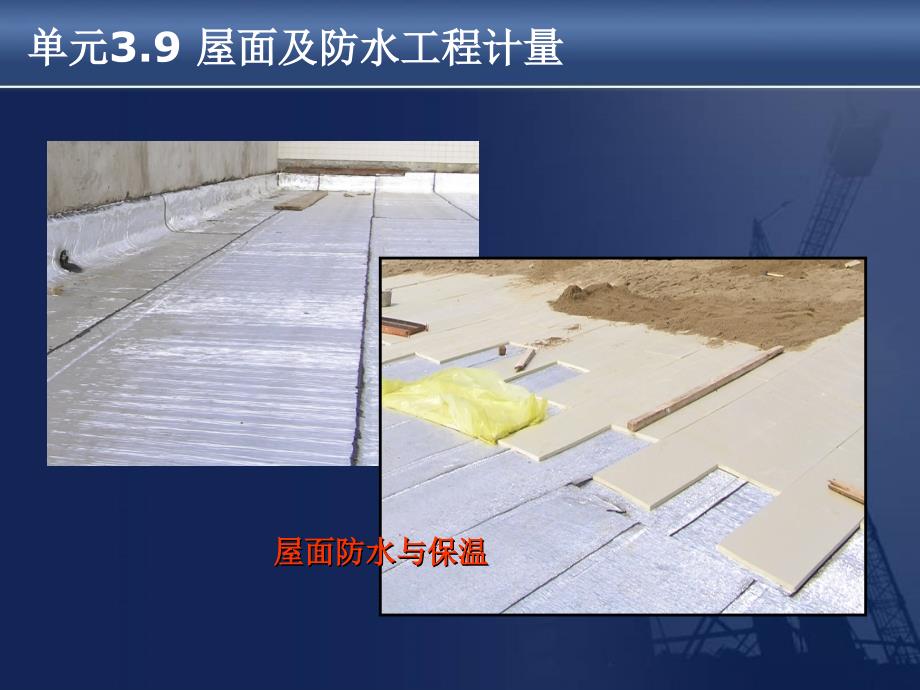 建筑工程计量与计价项目39屋面及防水工程计量_第1页