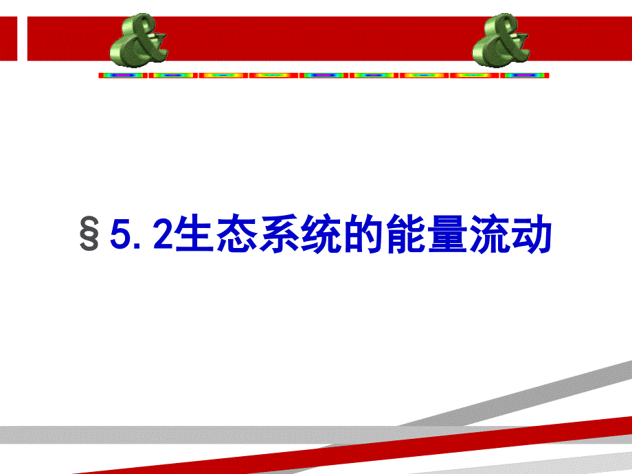 生态系统的能量流动优秀课件_第1页