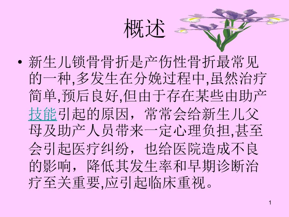 新生儿锁骨骨折课件_第1页