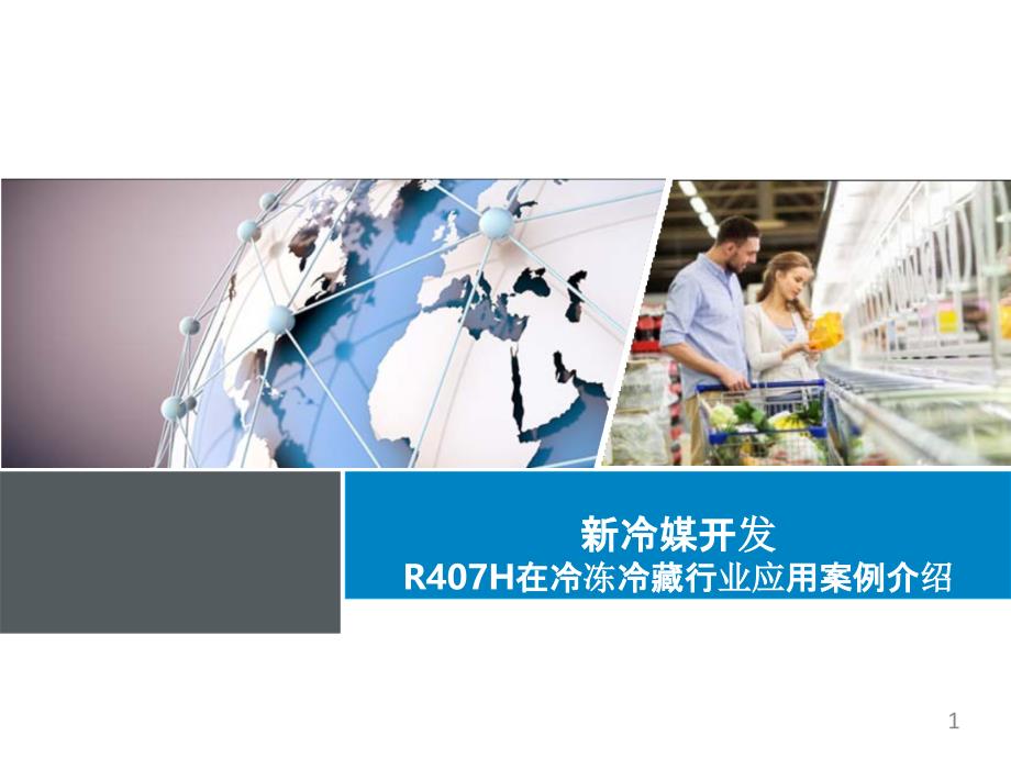 R407H在冷冻冷藏行业应用案例介绍大新冷媒开发_制冷技术交流ppt课件_第1页