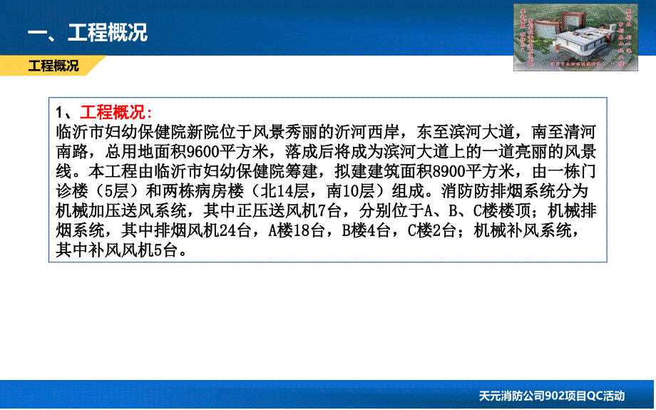 工程QC---消防防排烟系统一次通过检查课件_第1页