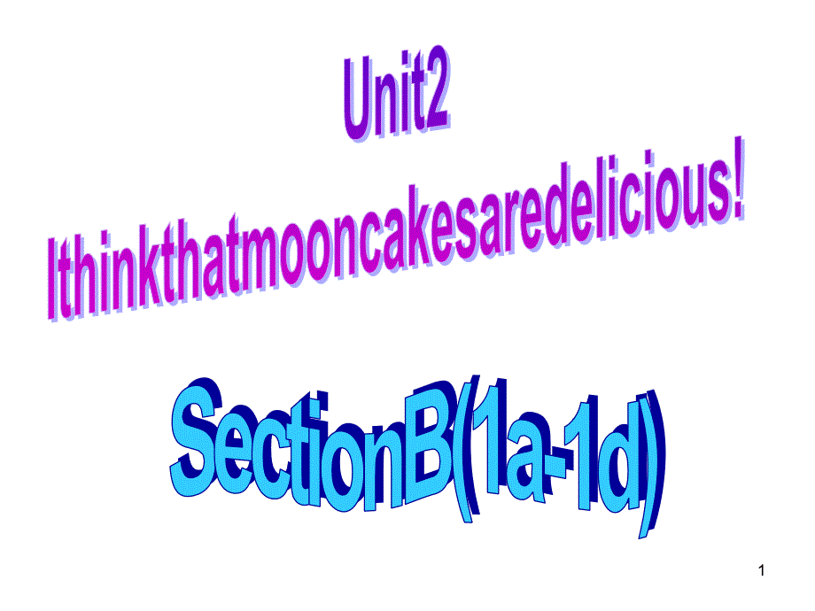 人教版英语九年级ppt课件unit2sectionb(1a-1d)_第1页