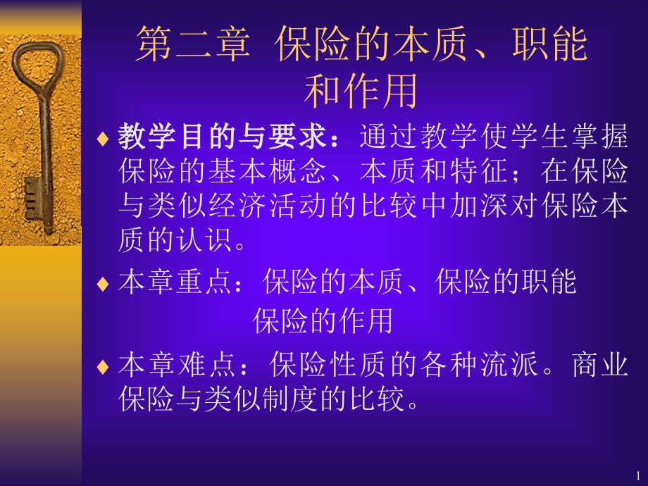 第三讲保险的性质、职能和作用课件_第1页