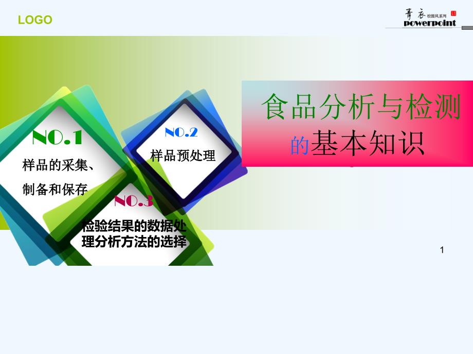 食品分析与检测的基本知识概述课件_第1页