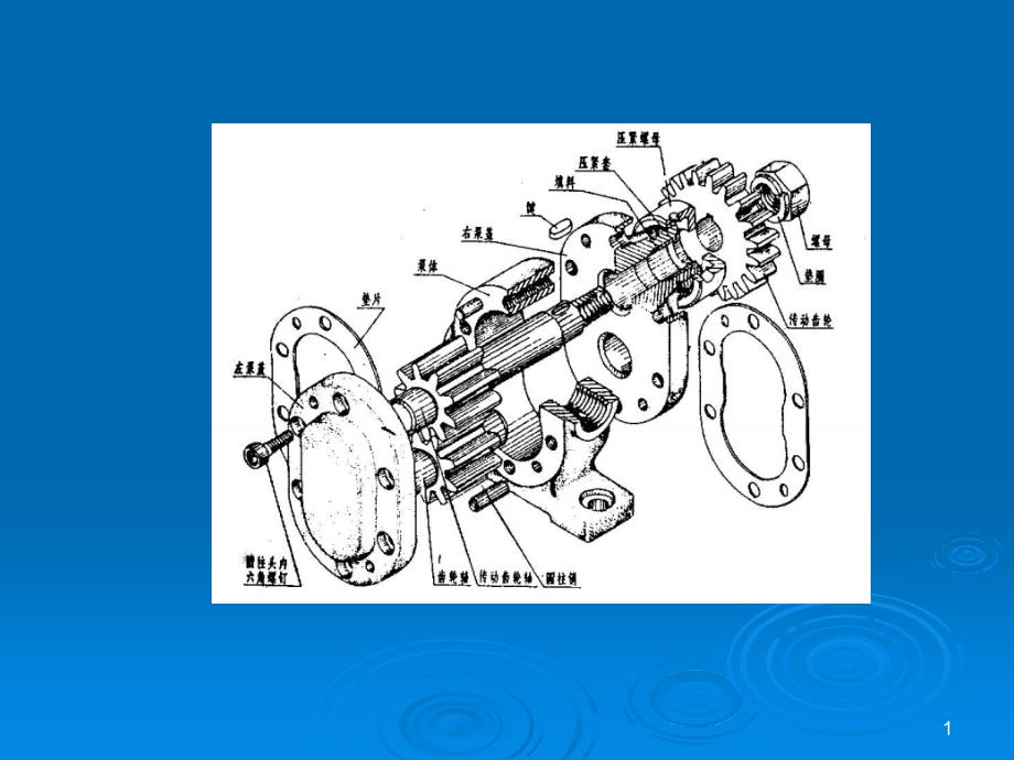 齒輪油泵零件圖課件_第1頁(yè)