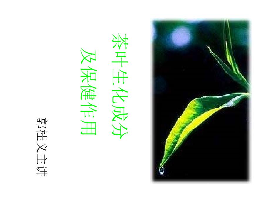 茶叶生化成分课件_第1页