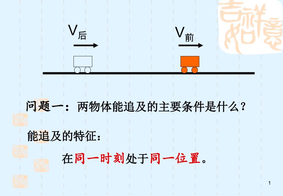 追击相遇问题方法全课件_第1页