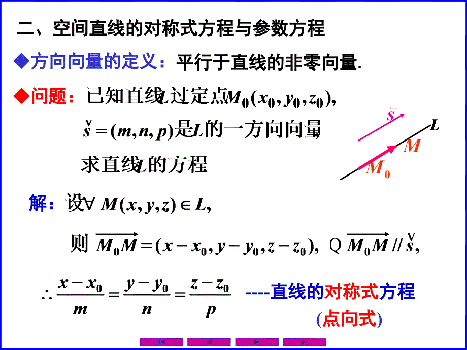 空间直线及其方程_第1页