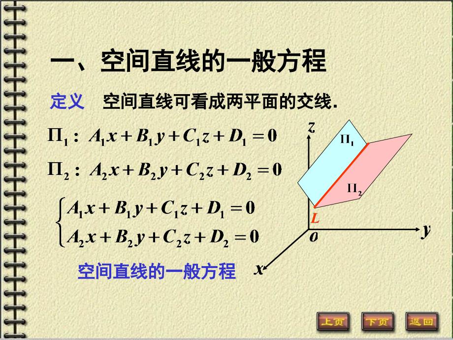 空间直线及其方程29577_第1页