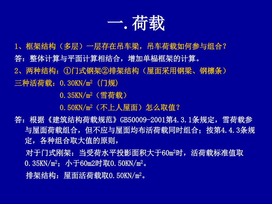 结构施工图审查技术问题-荷载_第1页