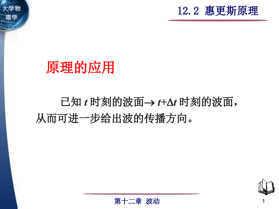 理学惠更斯原理_第1页