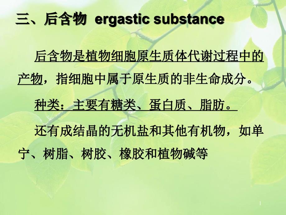 植物學(xué)教學(xué)課件：1-cell-3_第1頁(yè)