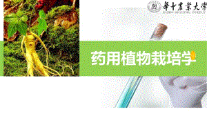 藥用植物栽培學全套教學課件