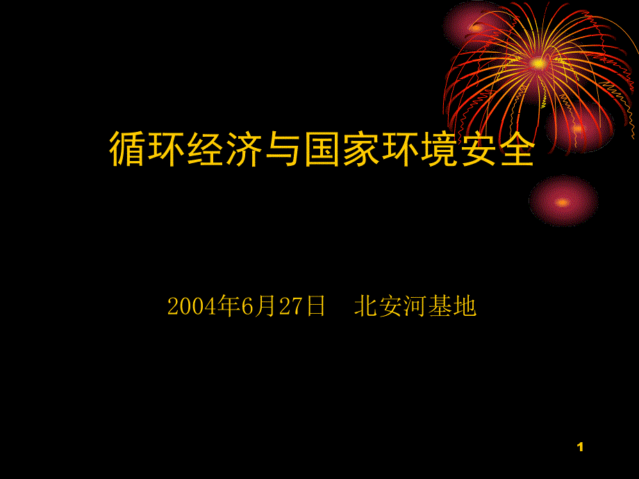 循环经济与国家环境安全(舒庆)_第1页