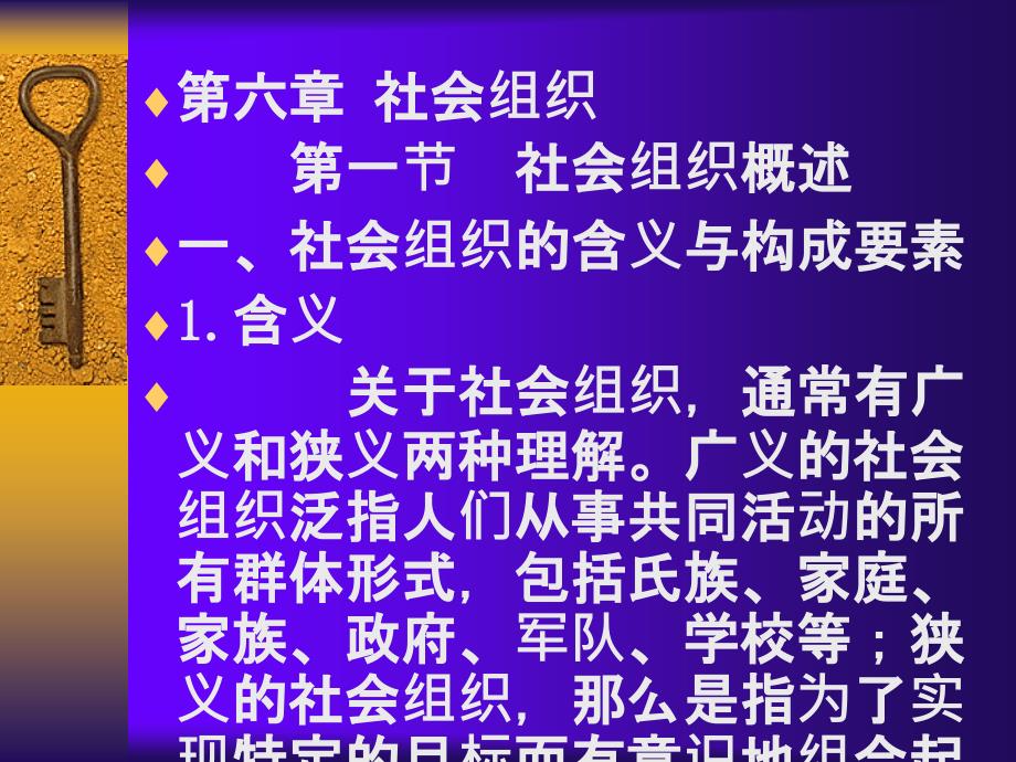 社会学第六章社会组织_第1页