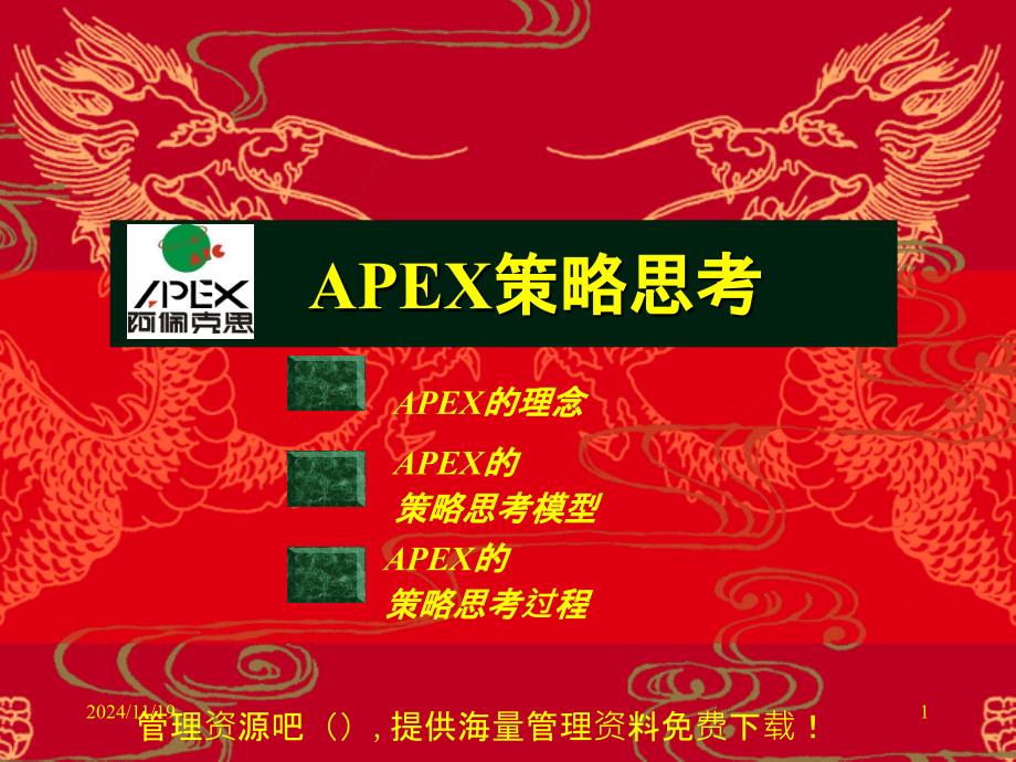 apex策略思考培训_第1页