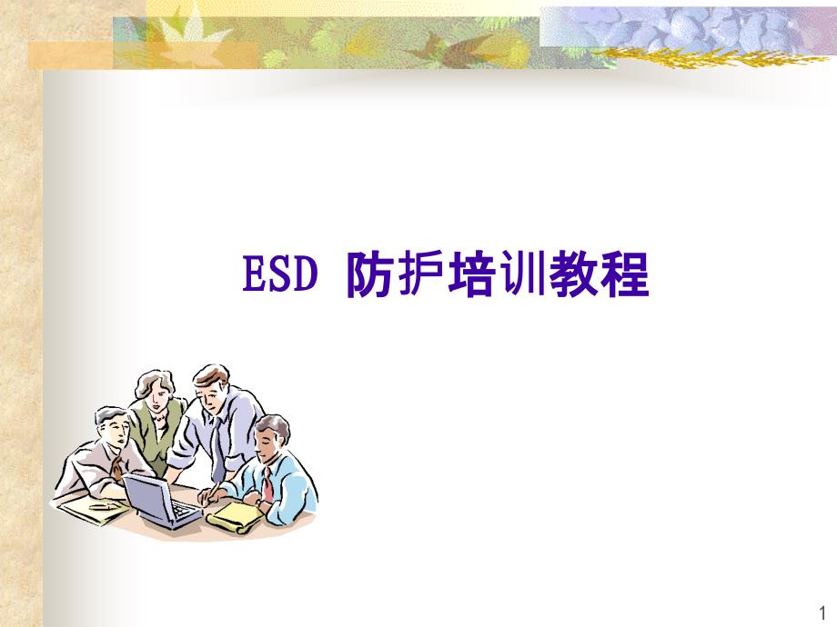 ESD 防护培训教程_第1页