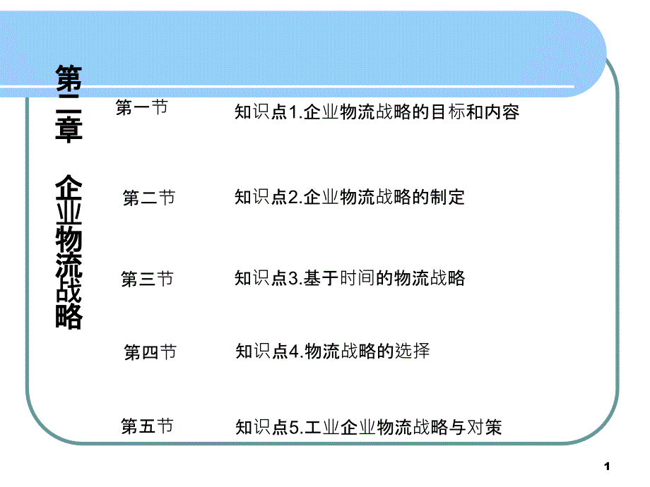 ch02-企业物流战略_第1页