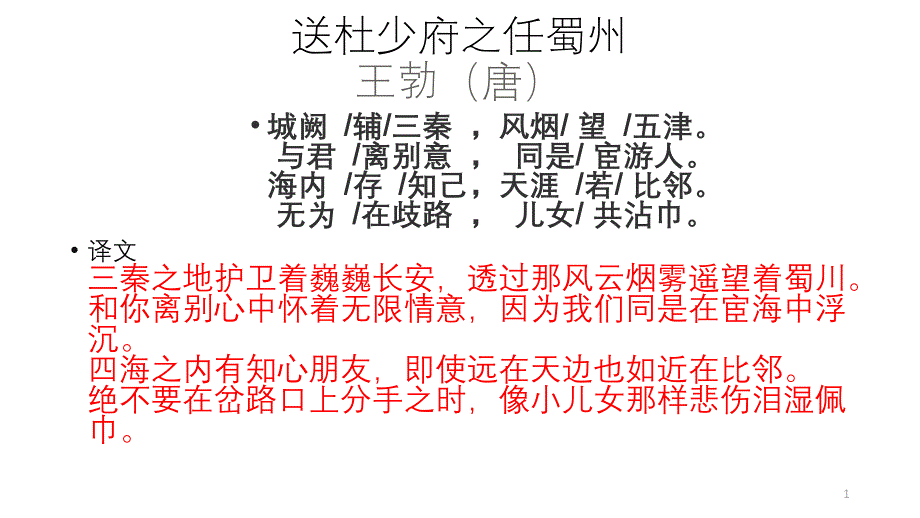 部编八年级下册古诗词复习课件_第1页