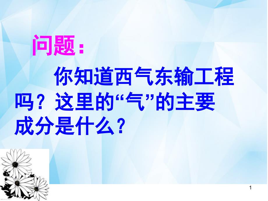 人教版高中化学必修2：最简单的有机化合物----甲烷课件_第1页