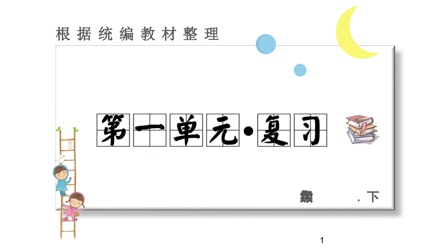 六年级下册语文ppt-第一单元-复习课件-部编版_第1页