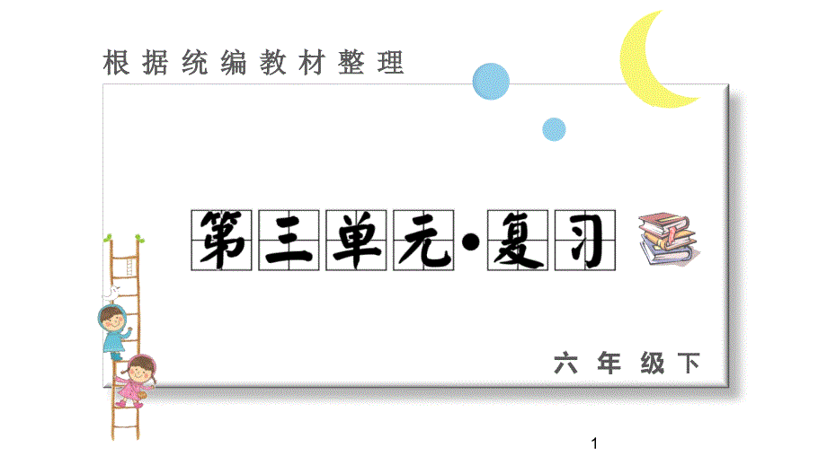 六年级下册语文ppt-第三单元-复习课件-部编版_第1页