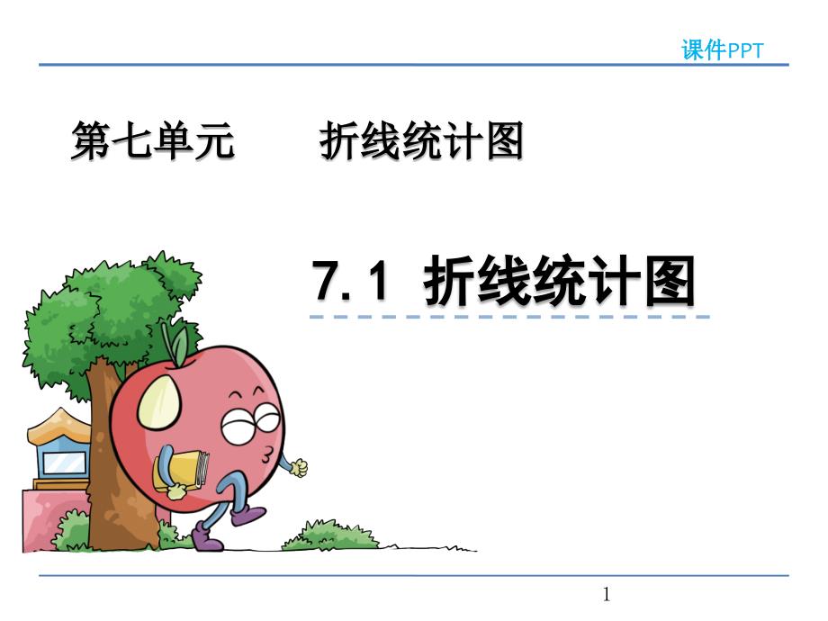 青岛版五年级数学上册《折线统计图》ppt课件_第1页