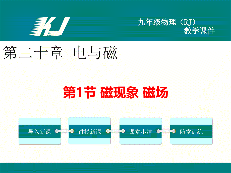 【人教版】九年级物理：20.1《磁现象、磁场》课件_第1页