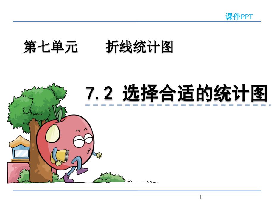 青岛版五年级数学上册《选择合适的统计图》ppt课件_第1页