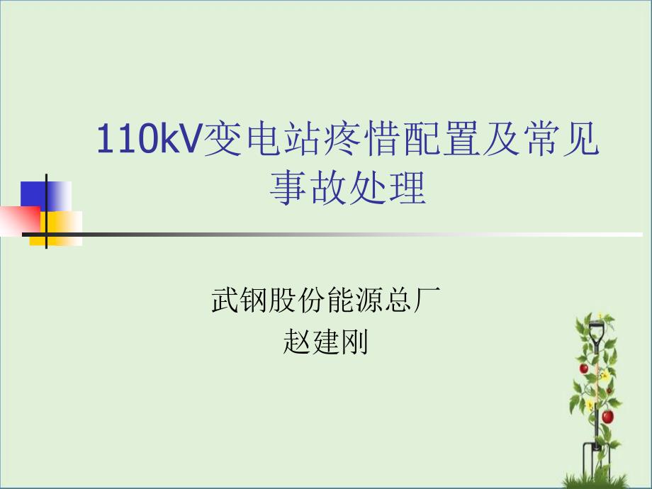 110kV变电站保护配置解析_第1页