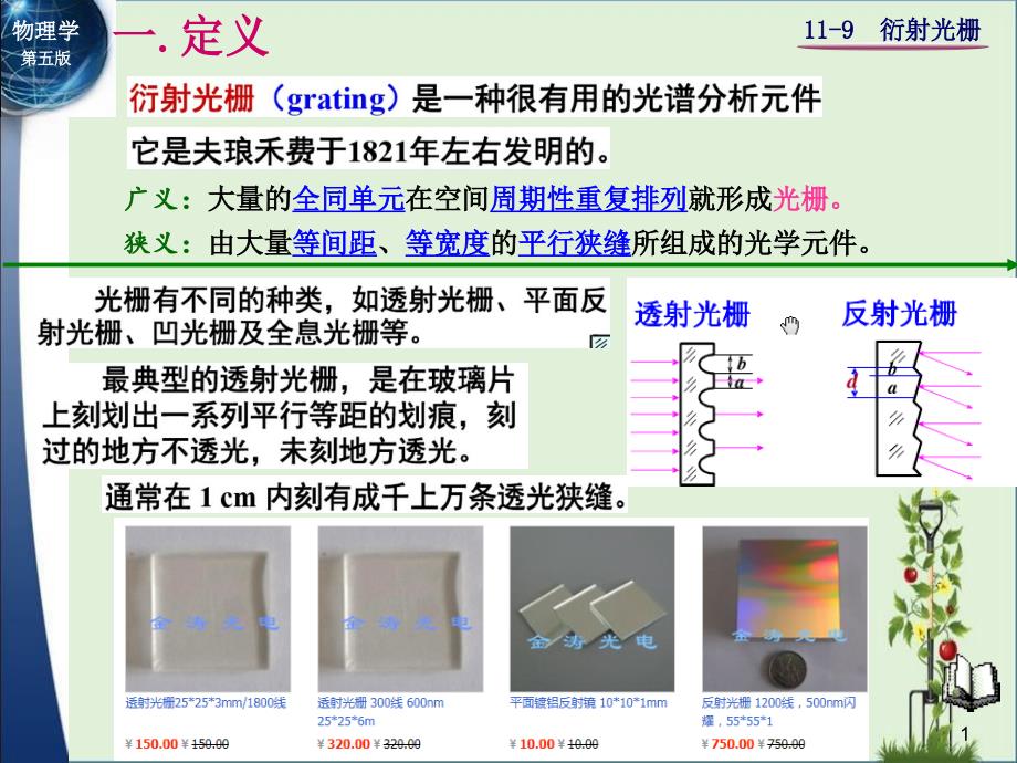 11-7-光栅衍射(13)汇总_第1页