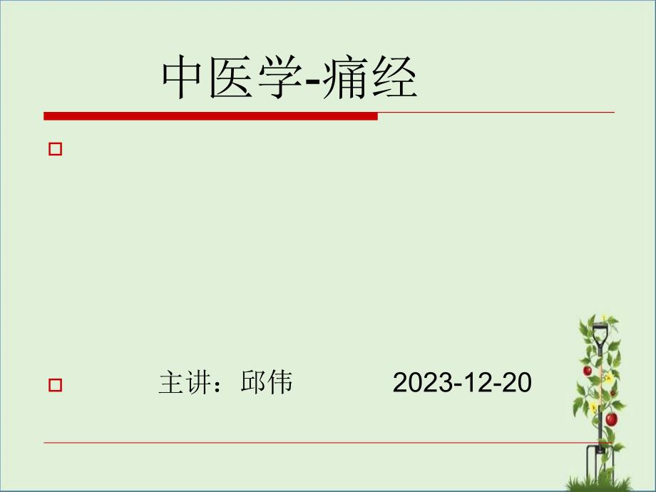 12月中医妇科学痛经_第1页