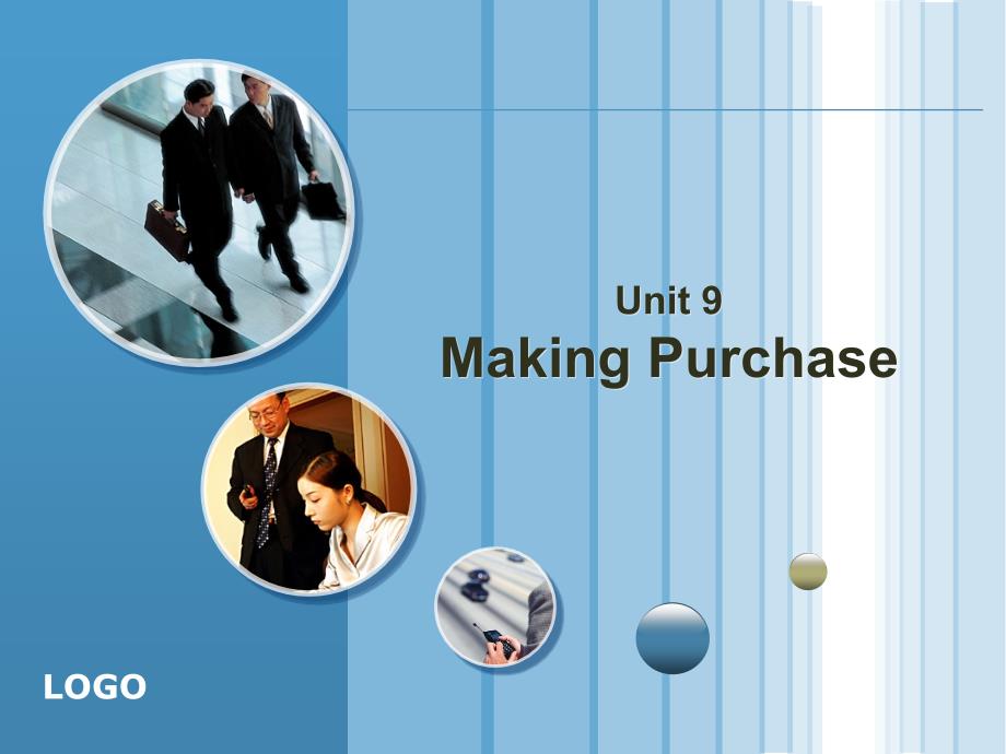 实用商务英语听说第三册Unit 9 Making Purchase_第1页