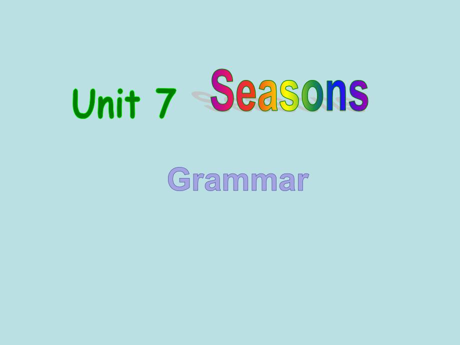 牛津译林版八年级英语上册Unit7-grammarppt课件_第1页