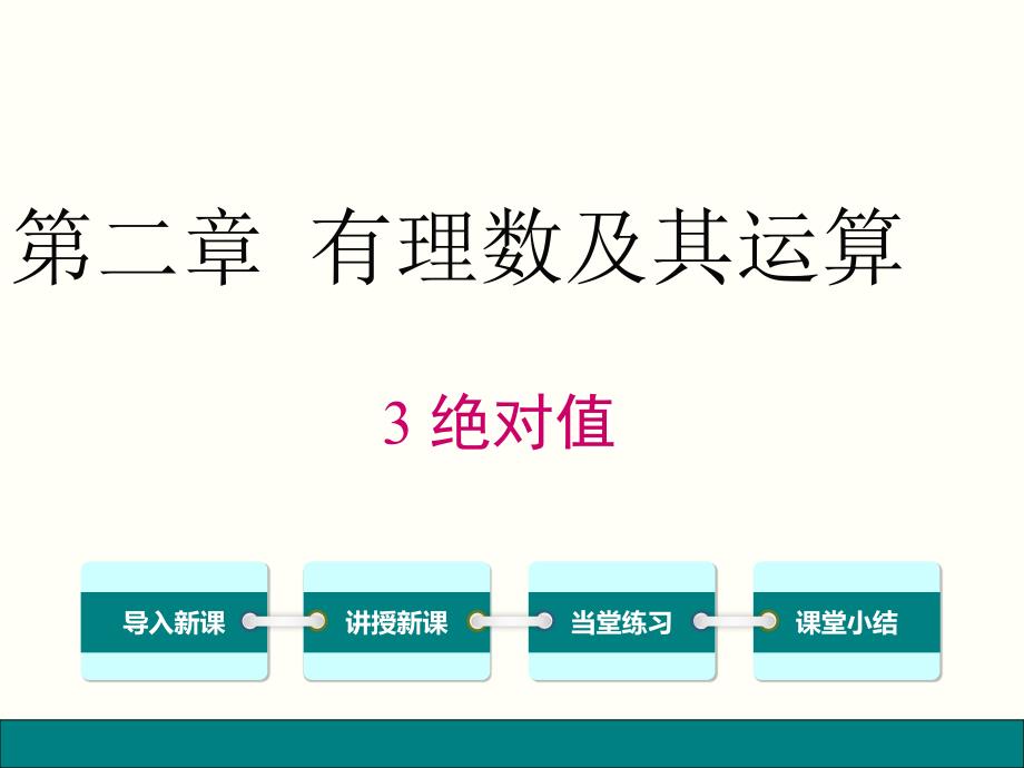 北师大版数学七年级上册-2.3-绝对值公开课ppt课件_第1页