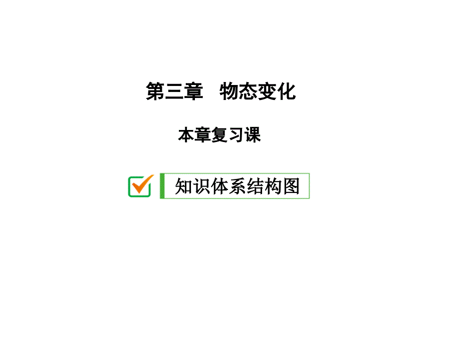 第三章复习课—人教版八年级物理上册ppt课件_第1页