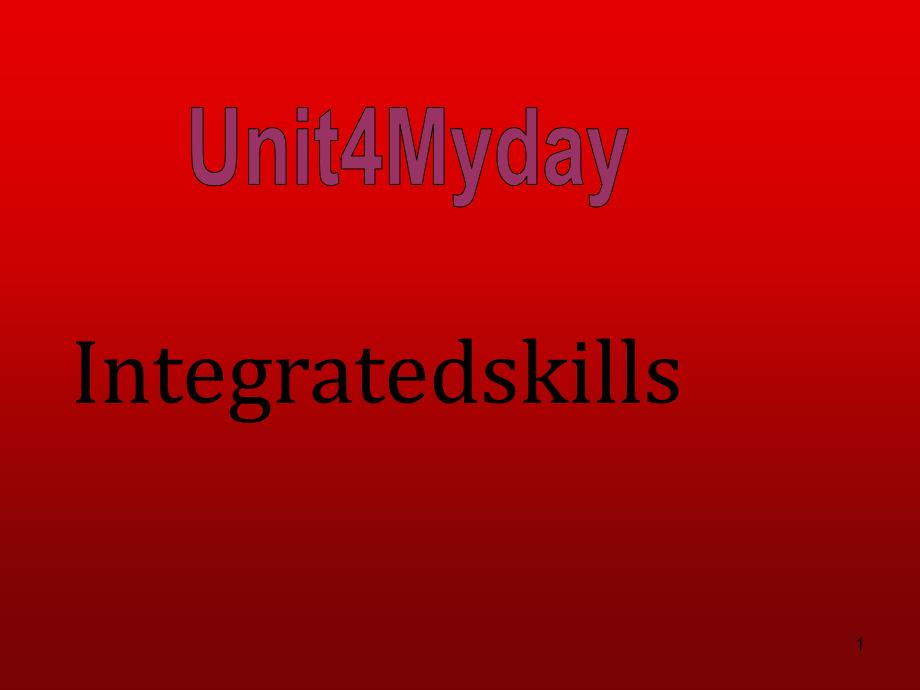 牛津译林版英语七上7aunit4integratedskills课件_第1页