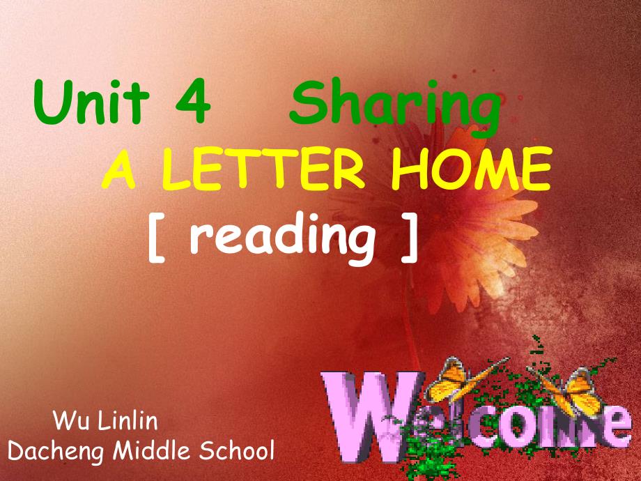 sharing-a-letter-home公開課_第1頁