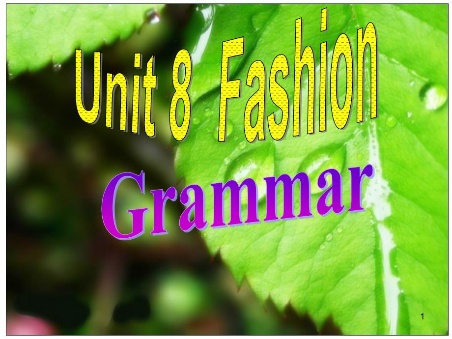 牛津译林版七年级英语上册unit8grammar课件_第1页