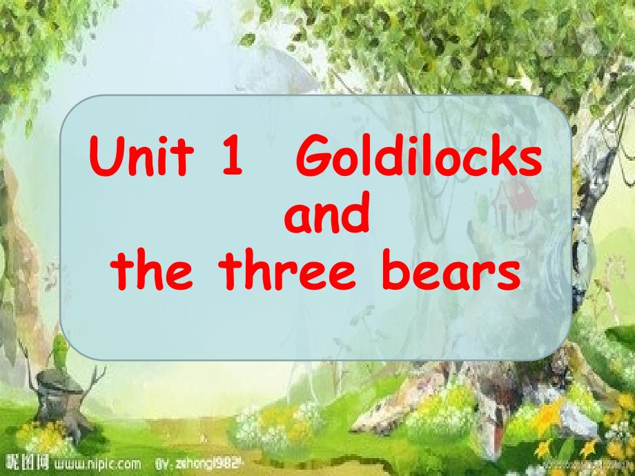 译林五上Unit-1-Goldilocks-and-the-three-bears第四课时-Cartoon-time-2ppt课件_第1页