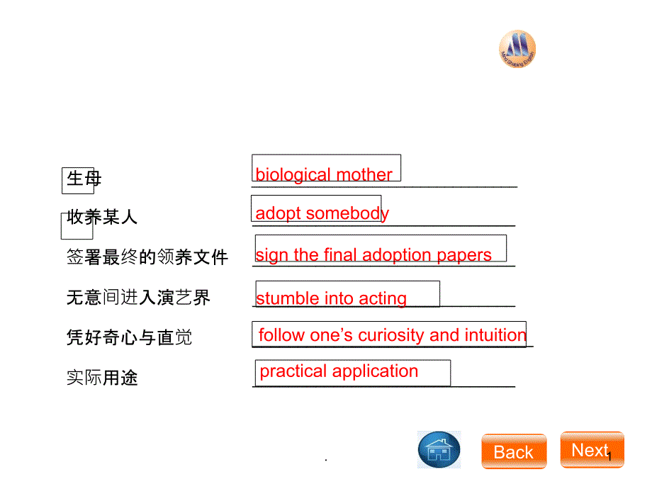 英语课后练习答案课件_第1页