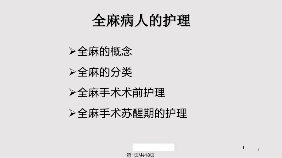 全麻病人护理课件_第1页