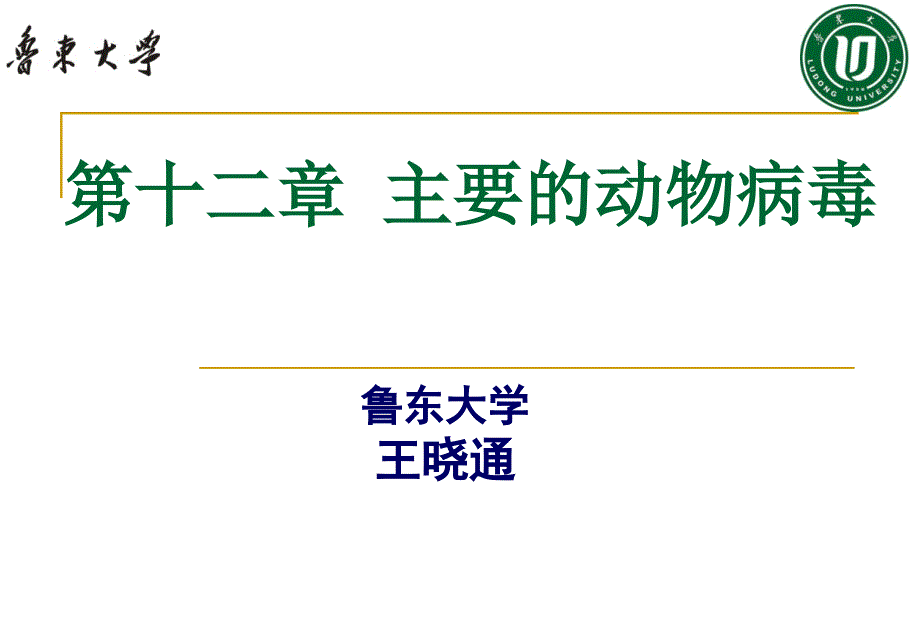 执业兽医资格考试免疫学10主要的动物病毒课件_第1页