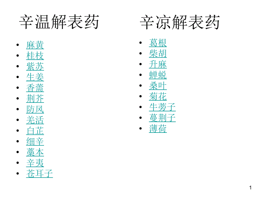 中药学-解表药课件_第1页