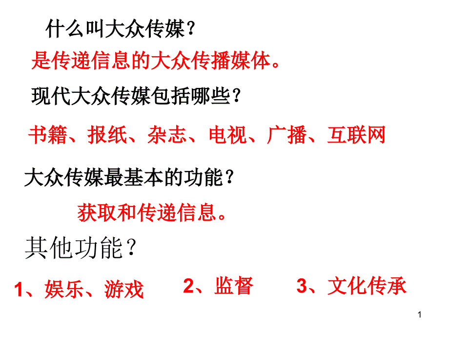 正确对待大战中传媒课件_第1页