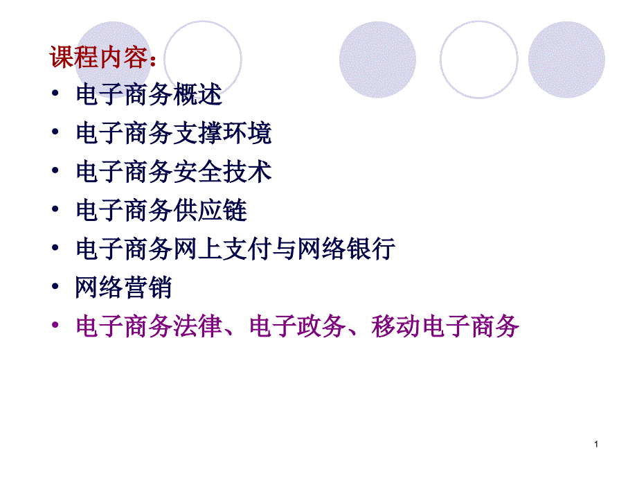 第一二讲电子商务概述成教案课件_第1页