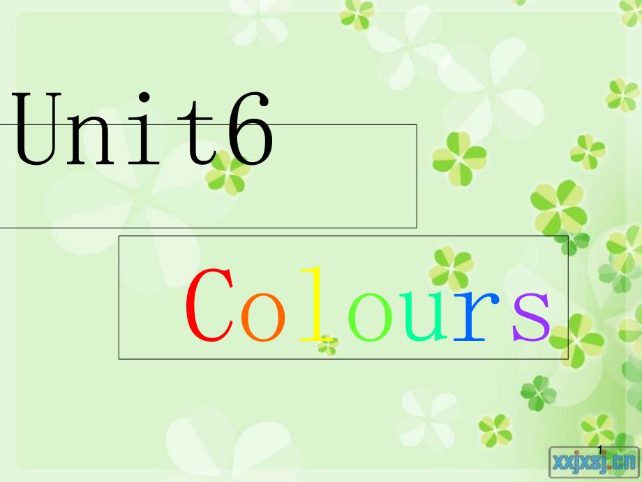 牛津译林版英语三年级上册《Unit-6-Colours》优质ppt课件_第1页