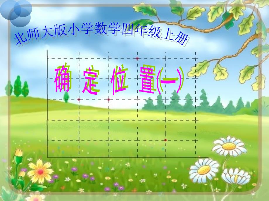 北师大版数学四年级上册《确定位置》课件_第1页