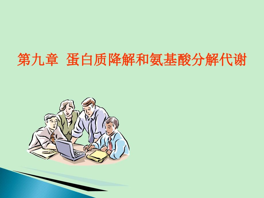 食品生物化学第9章 蛋白质降解和氨基酸分解代谢_第1页